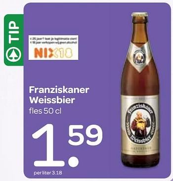 Aanbiedingen Franziskaner weissbier - Franziskaner - Geldig van 21/09/2017 tot 04/10/2017 bij Spar