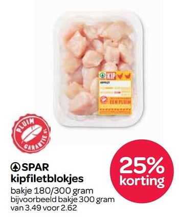 Aanbiedingen Spar kipfiletblokjes - Spar - Geldig van 21/09/2017 tot 04/10/2017 bij Spar