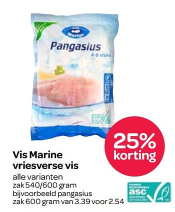 Aanbiedingen Vis marine vriesverse vis - Vismarine - Geldig van 21/09/2017 tot 04/10/2017 bij Spar