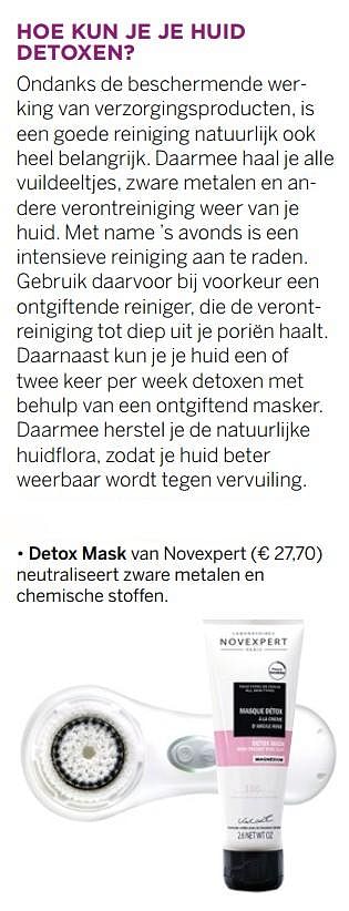 Aanbiedingen Detox mask van novexpert - Novexpert - Geldig van 18/09/2017 tot 31/10/2017 bij Ici Paris XL