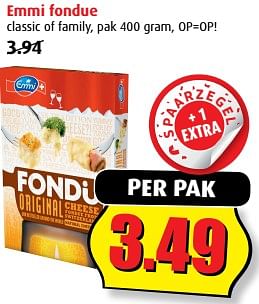 Aanbiedingen Emmi fondue - Emmi - Geldig van 20/09/2017 tot 26/09/2017 bij Boni Supermarkt