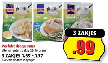 Aanbiedingen Perfekt droge saus - Perfekt - Geldig van 20/09/2017 tot 26/09/2017 bij Boni Supermarkt