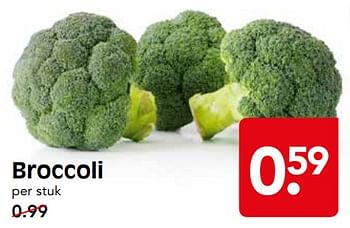 Aanbiedingen Broccoli - Huismerk - Em-té - Geldig van 24/09/2017 tot 30/09/2017 bij Em-té