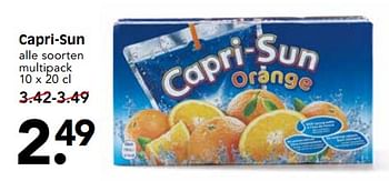 Aanbiedingen Capri-sun - Capri-Sun - Geldig van 24/09/2017 tot 30/09/2017 bij Em-té