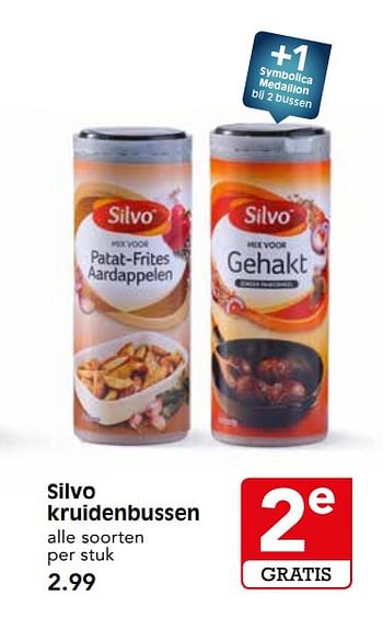 Aanbiedingen Silvo kruidenbussen - Silvo - Geldig van 24/09/2017 tot 30/09/2017 bij Em-té