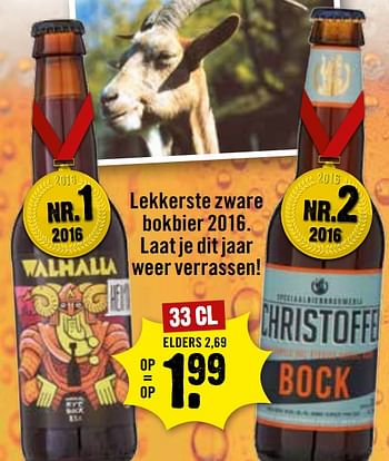 Aanbiedingen Lekkerste zware bokbier 2016 - Huismerk - Dirk III - Geldig van 24/09/2017 tot 30/09/2017 bij Dirk III