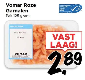 Aanbiedingen Vomar roze garnalen - Huismerk Vomar - Geldig van 24/09/2017 tot 30/09/2017 bij Vomar