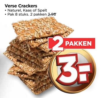 Aanbiedingen Verse crackers - Huismerk Vomar - Geldig van 24/09/2017 tot 30/09/2017 bij Vomar