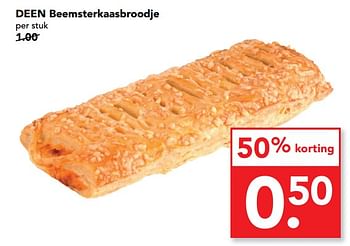 Aanbiedingen Deen beemsterkaasbroodje - Huismerk deen supermarkt - Geldig van 24/09/2017 tot 30/09/2017 bij Deen Supermarkten