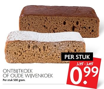 Aanbiedingen Ontbijtkoek of oude wijvenkoek - Huismerk - Deka Markt - Geldig van 24/09/2017 tot 30/09/2017 bij Deka Markt