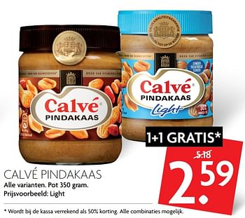 Aanbiedingen Calvé pindakaas - Calve - Geldig van 24/09/2017 tot 30/09/2017 bij Deka Markt