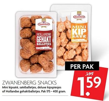 Aanbiedingen Zwanenberg snacks - Zwanenberg - Geldig van 24/09/2017 tot 30/09/2017 bij Deka Markt