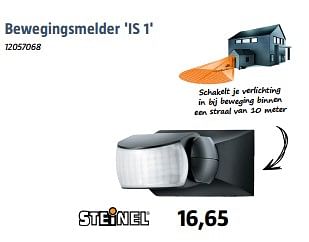 Aanbiedingen Bewegingsmelder is 1 - Steinel - Geldig van 15/09/2017 tot 08/10/2017 bij Bauhaus