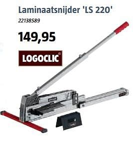 Aanbiedingen Laminaatsnijder ls 220 - Logoclic - Geldig van 15/09/2017 tot 08/10/2017 bij Bauhaus