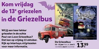 Aanbiedingen De griezelbus - Huismerk - Intertoys - Geldig van 25/09/2017 tot 15/10/2017 bij Intertoys