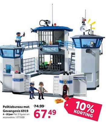 Aanbiedingen Politiebureau met gevangenis 6919 - Playmobil - Geldig van 25/09/2017 tot 15/10/2017 bij Intertoys