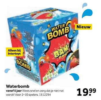 Aanbiedingen Waterbomb - Huismerk - Intertoys - Geldig van 25/09/2017 tot 15/10/2017 bij Intertoys