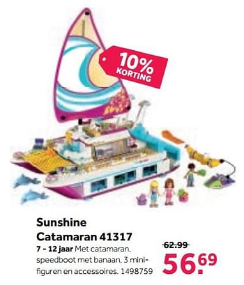 Aanbiedingen Sunshine catamaran 41317 - Huismerk - Intertoys - Geldig van 25/09/2017 tot 15/10/2017 bij Intertoys