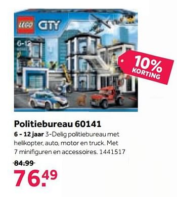 Aanbiedingen Politiebureau 60141 - Lego - Geldig van 25/09/2017 tot 15/10/2017 bij Intertoys