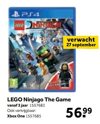 Aanbiedingen Lego ninjago the game - Lego - Geldig van 25/09/2017 tot 15/10/2017 bij Intertoys