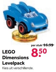 Aanbiedingen Lego dimensions levelpack - Lego - Geldig van 25/09/2017 tot 15/10/2017 bij Intertoys