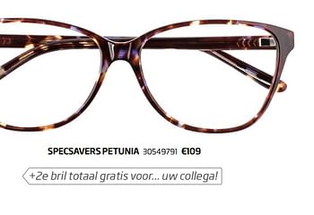 Aanbiedingen Specsavers petunia - Huismerk - Specsavers - Geldig van 25/09/2017 tot 01/10/2017 bij Specsavers