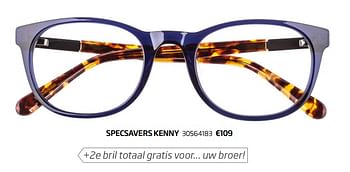 Aanbiedingen Specsavers kenny - Huismerk - Specsavers - Geldig van 25/09/2017 tot 01/10/2017 bij Specsavers
