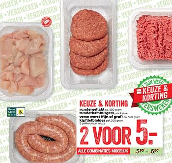 Aanbiedingen Rundergehakt runderhamburgers verse worst (fijn of grof) letblokjes - Huismerk - Coop - Geldig van 25/09/2017 tot 01/10/2017 bij Coop