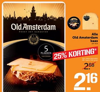 Aanbiedingen Alle old amsterdam kaas - Old Amsterdam - Geldig van 25/09/2017 tot 01/10/2017 bij Coop