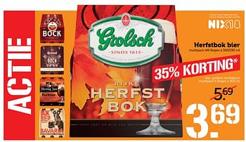 Aanbiedingen Herfstbok bier - Huismerk - Coop - Geldig van 25/09/2017 tot 01/10/2017 bij Coop