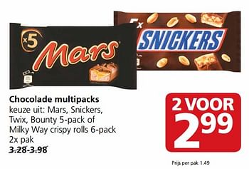 Aanbiedingen Chocolade multipacks - Huismerk - Jan Linders - Geldig van 25/09/2017 tot 01/10/2017 bij Jan Linders