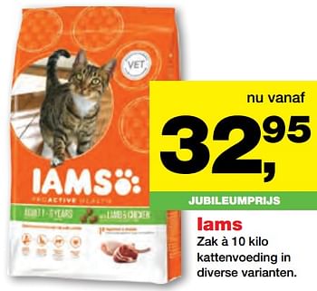 Aanbiedingen Iams kattenvoeding in diverse varianten - IAMS - Geldig van 25/09/2017 tot 08/10/2017 bij Jumper