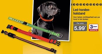 Aanbiedingen Led-honden- halsband - Huismerk - Aldi - Geldig van 25/09/2017 tot 01/10/2017 bij Aldi