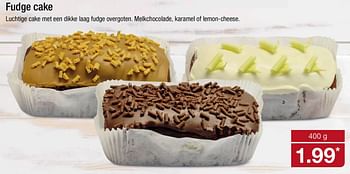 Aanbiedingen Fudge cake - Huismerk - Aldi - Geldig van 25/09/2017 tot 01/10/2017 bij Aldi