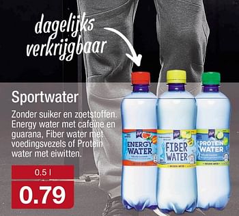 Aanbiedingen Sportwater - Huismerk - Aldi - Geldig van 25/09/2017 tot 01/10/2017 bij Aldi