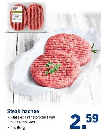 Aanbiedingen Steak hachee - Huismerk - Lidl - Geldig van 25/09/2017 tot 30/09/2017 bij Lidl