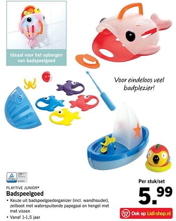 Aanbiedingen Playtive junior badspeelgoed - Playtive Junior - Geldig van 25/09/2017 tot 30/09/2017 bij Lidl