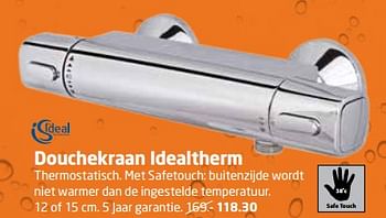 Aanbiedingen Douchekraan idealtherm - Ideal Standard - Geldig van 25/09/2017 tot 08/10/2017 bij Formido