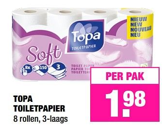 Aanbiedingen Topa toiletpapier - TOPA  - Geldig van 25/09/2017 tot 08/10/2017 bij Big Bazar