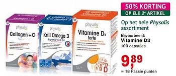 Aanbiedingen Vitamine d3 - Physalis - Geldig van 25/09/2017 tot 22/10/2017 bij Holland & Barrett