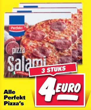 Aanbiedingen Alle perfekt pizza`s - Perfekt - Geldig van 25/09/2017 tot 01/10/2017 bij Nettorama