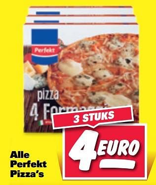 Aanbiedingen Alle perfekt pizza`s - Perfekt - Geldig van 25/09/2017 tot 01/10/2017 bij Nettorama