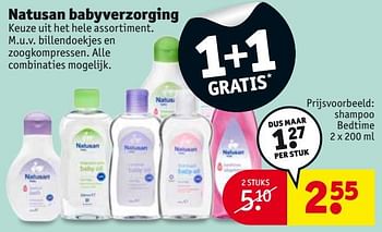 Aanbiedingen Shampoo bedtime - Natusan - Geldig van 26/09/2017 tot 08/10/2017 bij Kruidvat