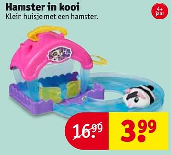 Aanbiedingen Hamster in kooi - Huismerk - Kruidvat - Geldig van 26/09/2017 tot 08/10/2017 bij Kruidvat