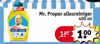 Aanbiedingen Mr. proper allesreiniger - Mr. Proper - Geldig van 26/09/2017 tot 08/10/2017 bij Kruidvat