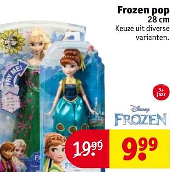 Aanbiedingen Frozen pop - Disney  Frozen - Geldig van 26/09/2017 tot 08/10/2017 bij Kruidvat