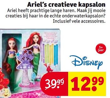 Aanbiedingen Ariel`s creatieve kapsalon - Disney - Geldig van 26/09/2017 tot 08/10/2017 bij Kruidvat