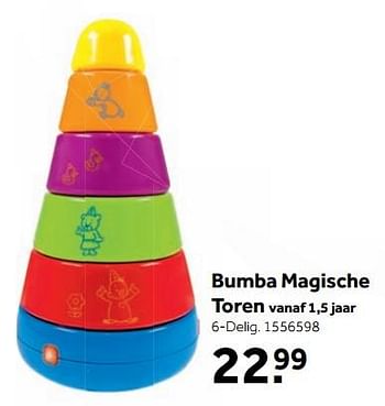 Aanbiedingen Bumba magische toren - Bumba - Geldig van 25/09/2017 tot 10/12/2017 bij Intertoys