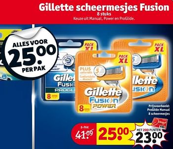 Aanbiedingen Gillette scheermesjes fusion - Gillette - Geldig van 26/09/2017 tot 08/10/2017 bij Kruidvat