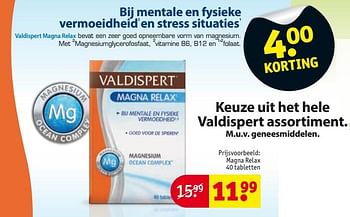 Aanbiedingen Magna relax - Valdispert - Geldig van 26/09/2017 tot 08/10/2017 bij Kruidvat